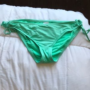 Turquoise bathing suit bottoms!
